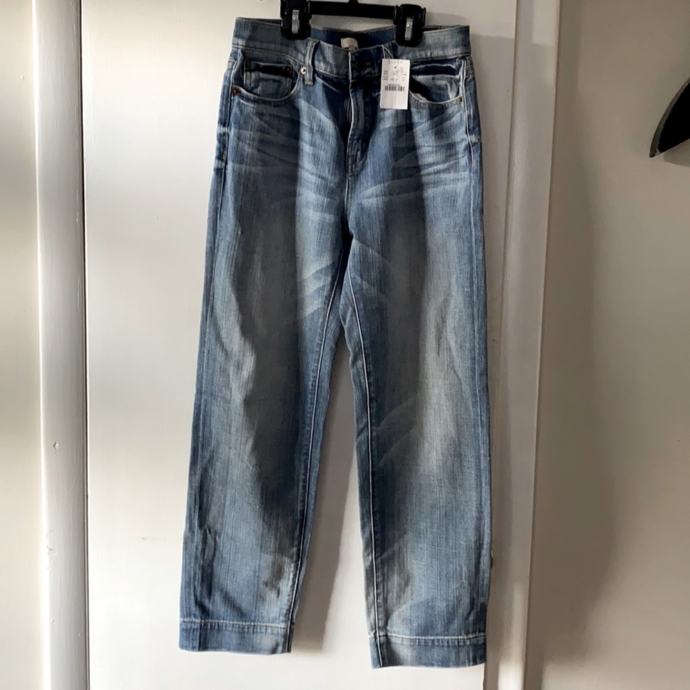 J. Crew Harper Washed Crop Straight NWT